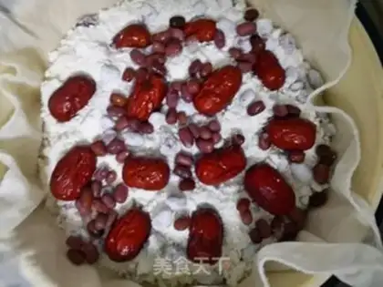 Make Red bean cake step 2