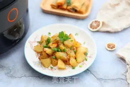 Make Air fried potatoes step 8