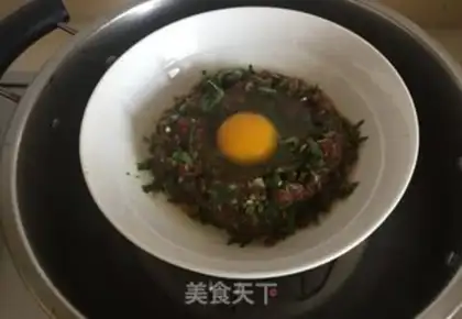 Make Steam beef eggs step 8