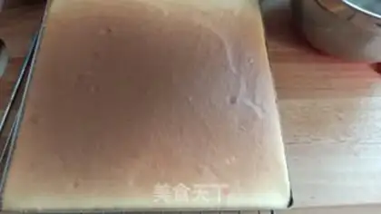 Make Orange Cake roll step 12
