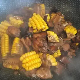 Make Frozen corn and chicken legs step 6