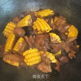 Make Frozen corn and chicken legs step 7