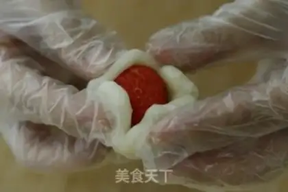 Make Strawberry rice step 4