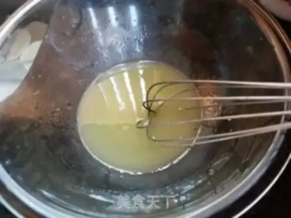 Make Orange cake roll step 2