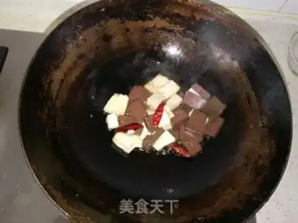 Make Hot and white tofu step 2