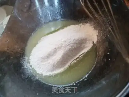 Make Orange cake roll step 3