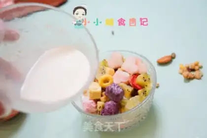 Make Peanut butter milk cereal step 4