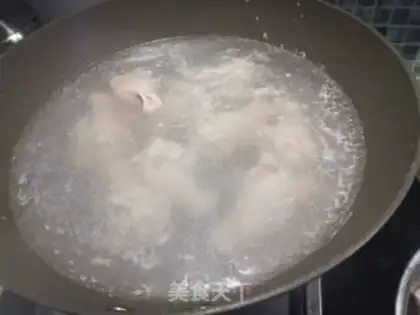 Make The salted meat is made of chicken wings step 6
