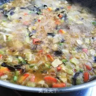 Make The gravy on the egg skin step 8