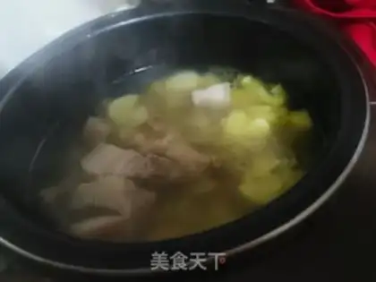 Make The salted meat is made of chicken wings step 12