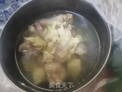Make The salted meat is made of chicken wings step 13