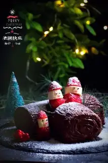Make Christmas stake cake step 8