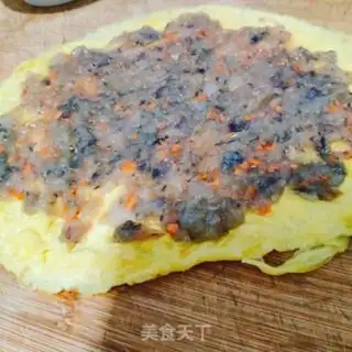 Make Shrimp omelet step 7