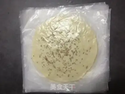 Make Sesame hand grabs cakes step 14