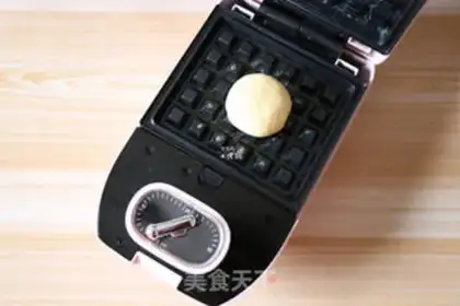 Make Meat waffles step 8