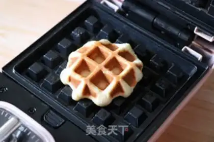 Make Meat waffles step 10