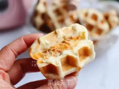 Make Meat waffles step 11