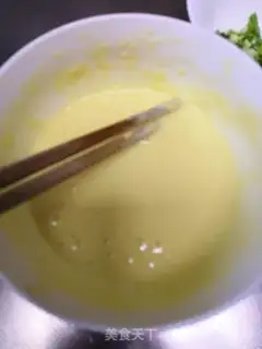 Make Onion egg burrito step 2