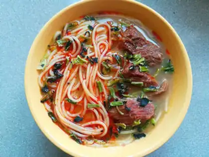 Make Sucking on the oxen noodles step 6