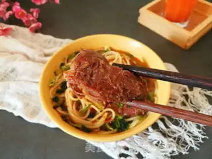 Make Sucking on the oxen noodles step 7