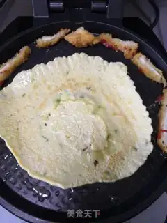 Make Onion egg burrito step 6