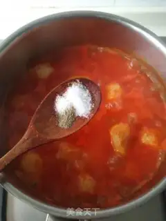Make Cheese juice fishballs step 6