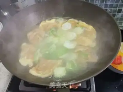 Make Egg dumpling soup step 6