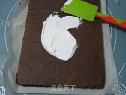 Make Christmas stake cake step 8
