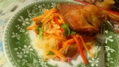 Make Thai fan salad step 8