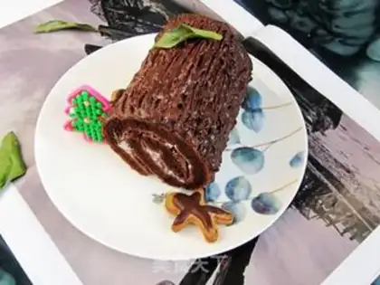 Make Christmas stake cake step 11