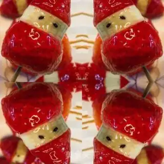 Make Strawberry Santa Sugar step 7