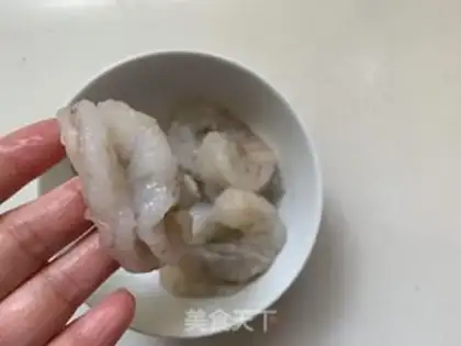 Make Celery and shrimp step 1