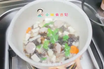 Make Tofu meatball soup step 5