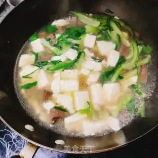 Make Duck tofu soup step 5