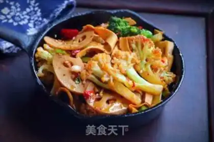 Make Spicy dry pot step 10