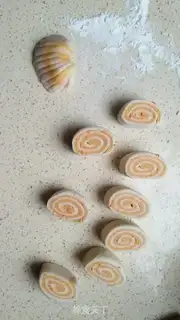 Make Double-coloured buns step 16