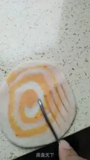 Make Double-coloured buns step 17