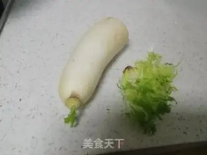 Make The radish step 0