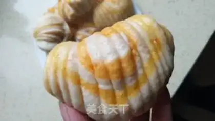 Make Double-coloured buns step 24