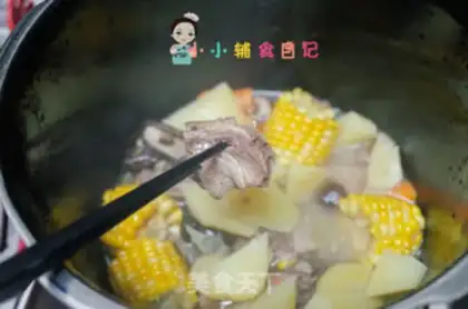 Make Corn and vegetable duck soup step 7