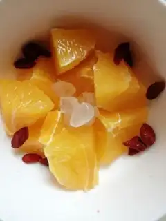 Make Hot orange water step 0