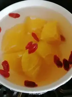 Make Hot orange water step 2
