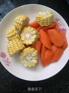 Make Mountain medicine, carrot corn ribs soup step 0