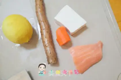 Make Salmon carrot tofu step 0