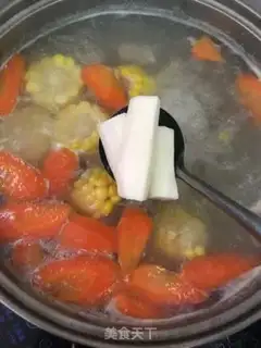 Make Mountain medicine, carrot corn ribs soup step 7