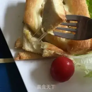 Make Banana mashed toast step 16