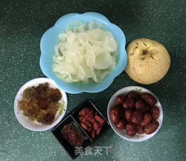Make Peach geled with a silver ear soup step 0