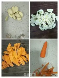 Make Dutch bean carrot fried corn step 2