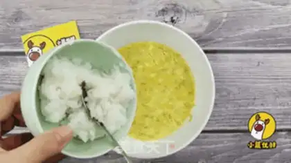Make Shrimp rice and eggs step 9