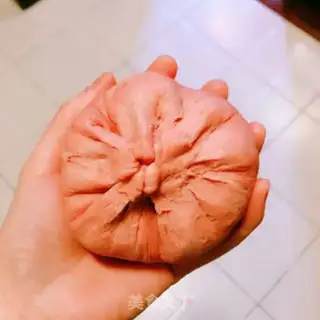 Make Christmas snow bread step 2